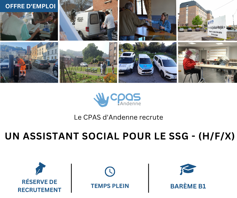 Assistant social - SSG - (H-F-X)